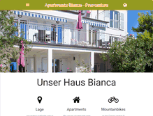 Tablet Screenshot of bianca-istrien.com